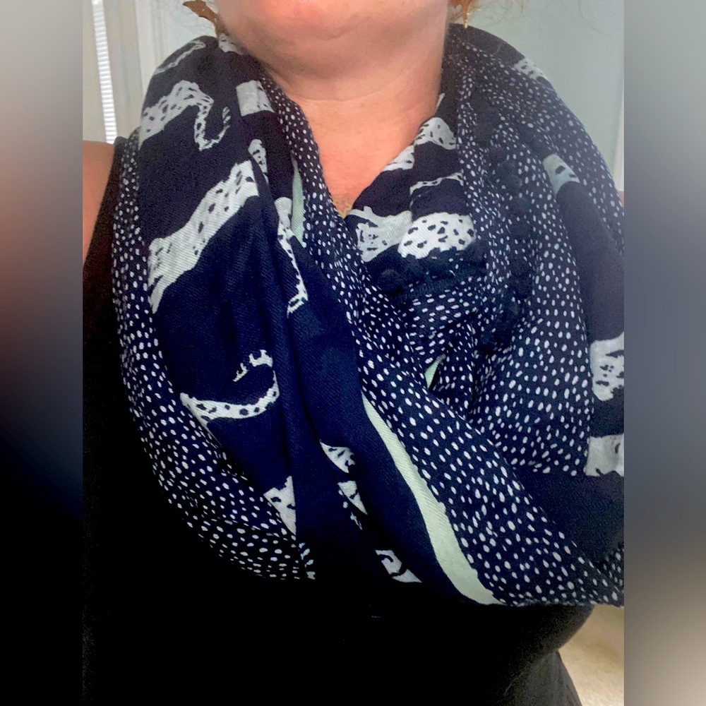 LOFT infinity scarf.